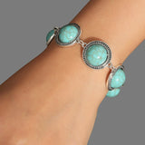 Boho Pearl Beaded Charm Bracelet for Women – Adjustable Vintage Style Jewelry