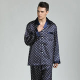 Luxury Silk Satin Pajamas for Men - Comfortable & Stylish Sleepwear for All Seasons
