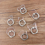 Universal Transparent Finger Ring Phone Holder – Magnetic Stand for Smartphones