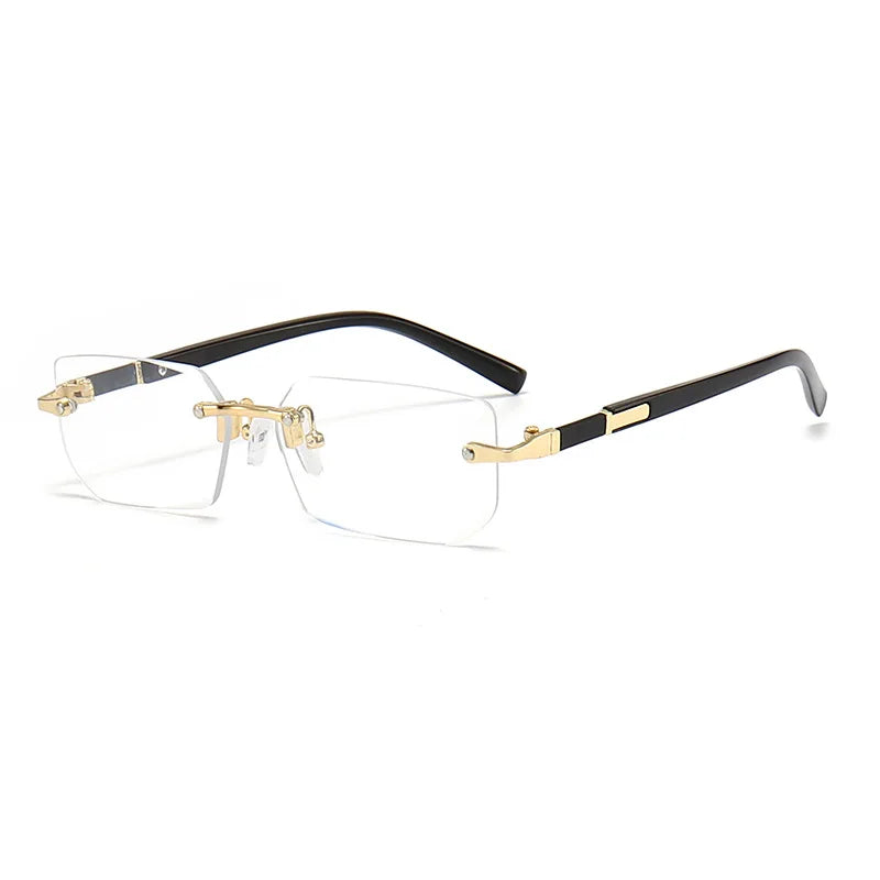 Gafas de sol ovaladas rectangulares vintage: gafas clásicas con montura de metal para hombres y mujeres