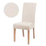 Elastic Jacquard Dining Chair Cover – Soft, Stretchable, and Wrinkle-Resistant Protector