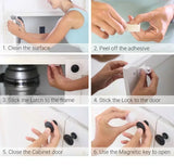Invisible Magnetic Cabinet Locks — Childproof Safety Locks for Cabinets, Drawers, and Cupboards