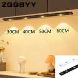 Luz LED con sensor de movimiento recargable por USB: iluminación regulable de 3 colores para debajo de los gabinetes