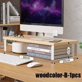 Adjustable Computer Monitor Stand – Ergonomic Desktop Riser for Office & Home Organization