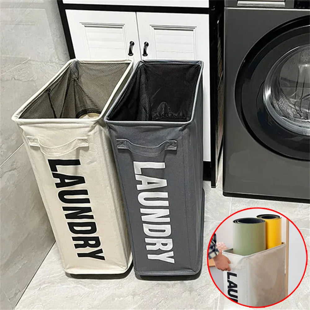 Cesta de lavandería plegable: organizador de ropa sucia y contenedor de almacenamiento para el hogar