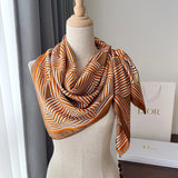 Geometric Pattern Polyester Scarf for Women – Stylish and Versatile Accessory