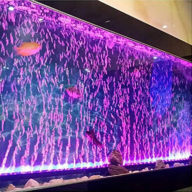 Submersible LED Bubble Light – Color-Changing Aquarium Lamp for Fish Tanks
