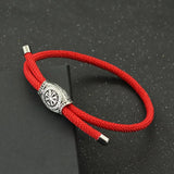 Men's Viking Rope Bracelet - Adjustable Handmade Stainless Steel Jewelry for Men