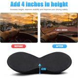 Memory Foam Car Seat Cushion - Universal Lumbar Support Pillow for Driving Comfort