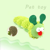 Caterpillar Plush Cat Toy with Catnip and Silvervine