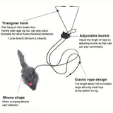 Interactive Hanging Cat Toy with Door Frame Hook – Stimulating Play for Indoor Cats
