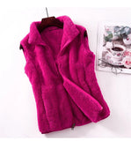 Women’s Polar Fleece Zip Vest – Lightweight, Short-Length Casual Outerwear with Turn-Down Collar