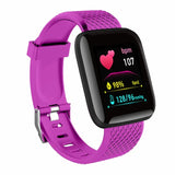 Reloj inteligente CHAONB 116 Plus: rastreador de actividad física con monitor de frecuencia cardíaca, monitor de sueño y modos multideportivos