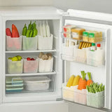 Cajas de almacenamiento para refrigeradores: contenedores para verduras que mantienen los alimentos frescos para una cocina organizada 