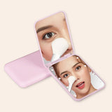 Compact LED Makeup Mirror with Light – 2X Magnifying & Portable Travel Mirror
