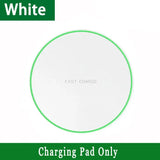 Ultra-Slim Fast Wireless Charger Pad with LED Indicator & Type-C Cable – 30W High-Speed Charging for iPhone, Samsung & Qi Devices