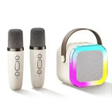 Micrófono inalámbrico profesional con altavoz Bluetooth, micrófono con reducción de ruido para juegos, karaoke, transmisión en vivo y más 