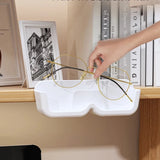 Vitrina para gafas de pared: caja para guardar gafas de sol con diseño perforado para organizar el hogar