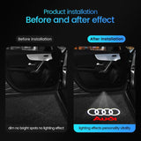 Audi Logo LED Door Projector Lights – Laser Welcome Lights for S/RS/Q Series (Pair)