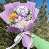 Hello Kitty Plush Bouquet - Sanrio Flower Doll Gift Set (35cm)