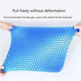 Breathable Gel Car Seat Cushion – Cooling Honeycomb Pad for Office, Home, and Wheelchair
