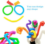 8-Pack Large Pop Tube Fidget Toys for Sensory Play & Stress Relief