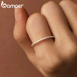 Exquisite Sterling Silver Moissanite Wedding Band – D Color, VVS1 Clarity, Pave-Set Ring for Women