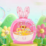 Cartoon Bubble Blower Toy - Dinosaur & Frog Shaped Bubble Machine for Kids