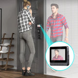 Timbre de video inalámbrico con detección de movimiento e intercomunicador bidireccional: cámara de seguridad IR WiFi 2.4G