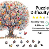 Wooden Animal Jigsaw Puzzle – Creative Brain Game for Teens & Adults