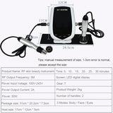 Professional 5MHz RF Skin Tightening Machine - 3-in-1 Tripolar Facial & Body Rejuvenation Device