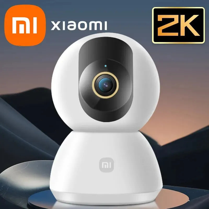 Cámara de seguridad inteligente para el hogar de 360° con resolución 2K, detección de IA y visión nocturna