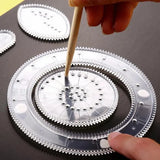 Spirograph Scratch Art Kit for Kids – Creative Rainbow Drawing Toy Set