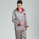 Luxury Silk Satin Pajamas for Men - Comfortable & Stylish Sleepwear for All Seasons
