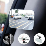 Espejo retrovisor HD ajustable de 360° para puntos ciegos: gran angular y asistencia para estacionar