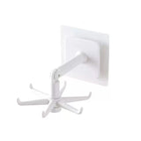 6-Claw Adhesive Hooks - Space-Saving Kitchen & Bathroom Organizer