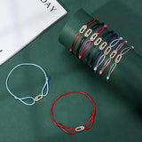 Adjustable Rope Chain Bracelet with Geometric Design and Cubic Zirconia – Classic Fashion Jewelry for Women
