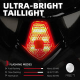 Ultralight Bike Helmet with LED Taillight - 22-Vent Cycling Helmet for Men & Women