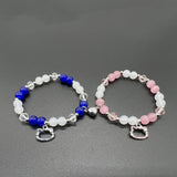 Elastic Beads Love Magnetic Attraction Couple Bracelet - Resin Friendship Bracelets for Men and Women