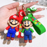 Super Mario Bros Keychain - Cute Character Figure Pendant & Collectible Toy