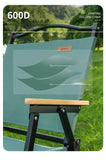 Foldable Wooden Beach Chair with Armrests – Heavy-Duty Outdoor Lounge Seating