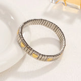 Heart-Shaped Stainless Steel Punk Cuff Bracelet for Women
