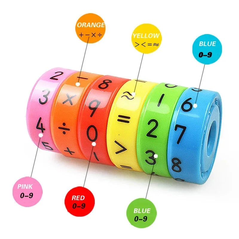 Magnetic Math Learning Toy for Kids – Interactive Educational Arithmetic Puzzle Cube