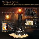 Dark Magic Castle Building Blocks Set – 966-Piece Educational DIY Toy with Light-Up Feature