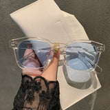Unisex Rectangle Vintage Sunglasses – Retro Cat Eye Shades with UV400 Protection