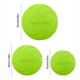 Durable Silicone Flying Disc - Chew-Resistant Dog Toy for Outdoor Play