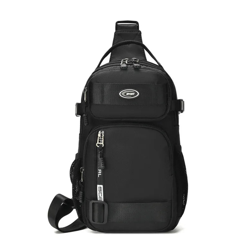 Unisex Oxford Chest Sling Bag – Lightweight Casual Shoulder Pack for Everyday Use