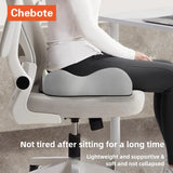 Memory Foam Car Seat Cushion - Universal Lumbar & Buttock Support Pillow