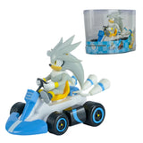 Sonic the Hedgehog Pull Back Car Toy – Cartoon Figure Model for Kids, Desktop Decor & Party Gifts