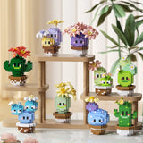 Mini Cactus Succulent Building Block Set – Educational DIY Toy